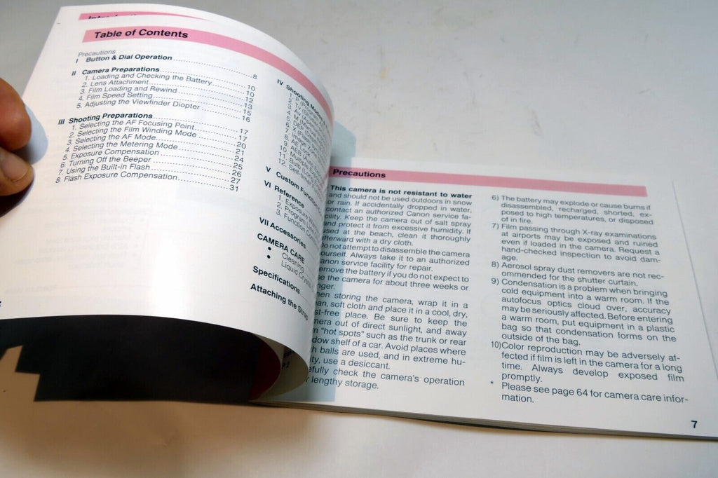 Canon EOS A2 Film camera manual  Instruction Guide E English original