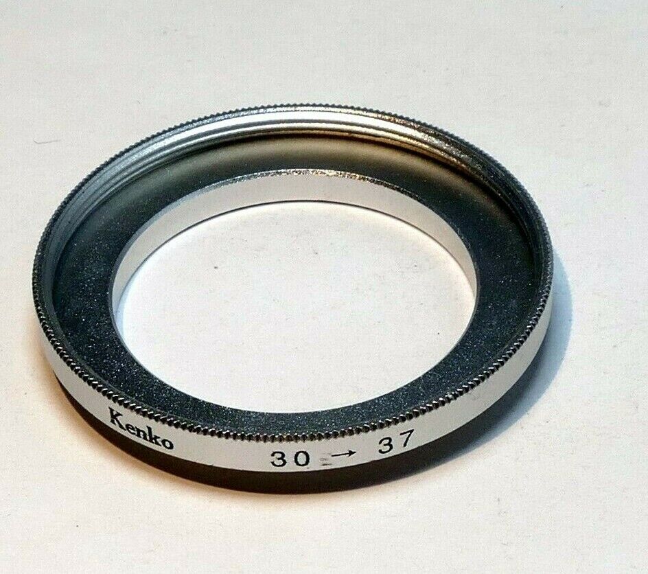 Kenko 30mm to 37mm 30-37 Step Up metal lens ring adapter  screw in threaded
