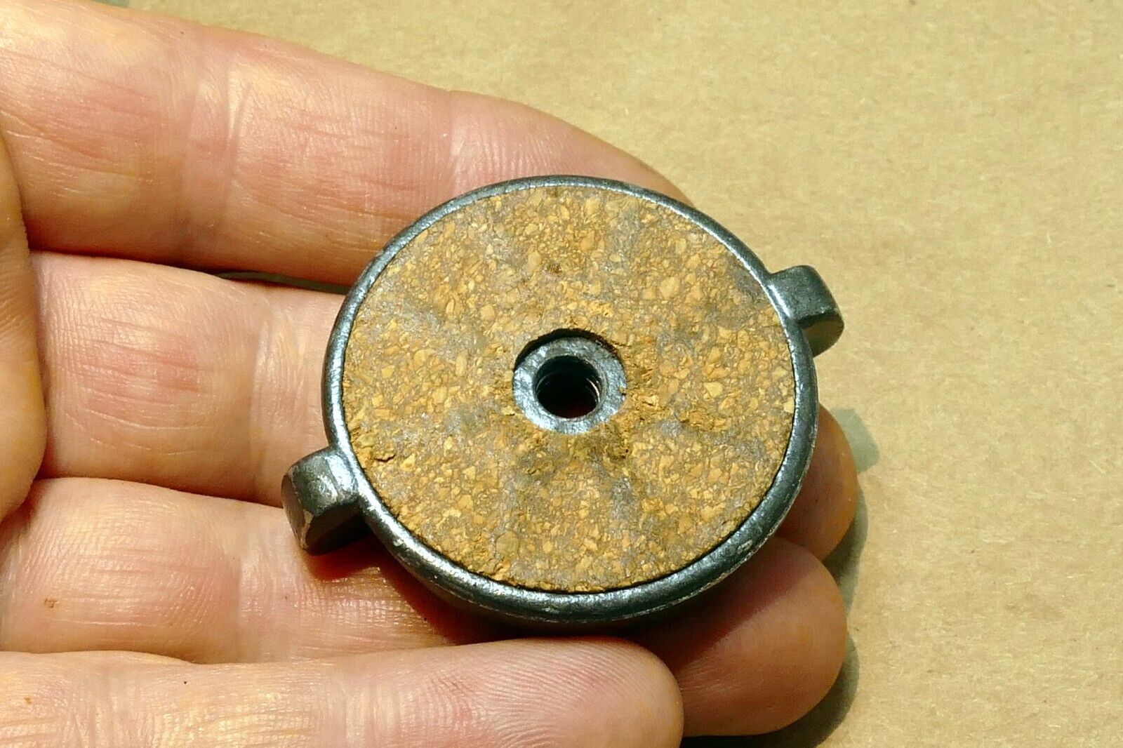 Tripod adapter  plate 1/4" female knob metal