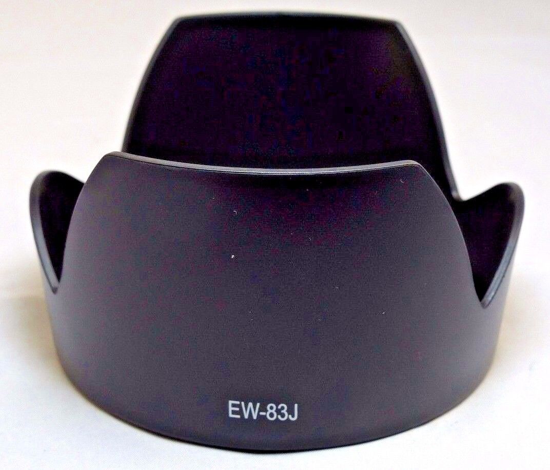 Aftermarket Lens Hood For Canon EW-83J for 17-55mm f2.8 IS USM zoom