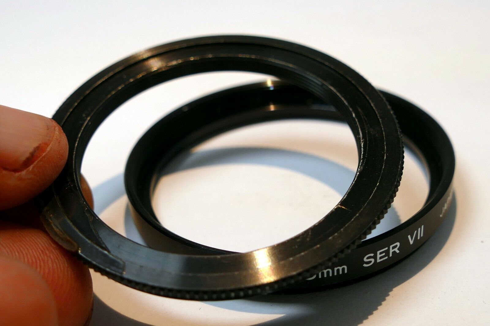 55mm adapter step-down ring series 7 VIII with retaining 2" inch 54mm holder