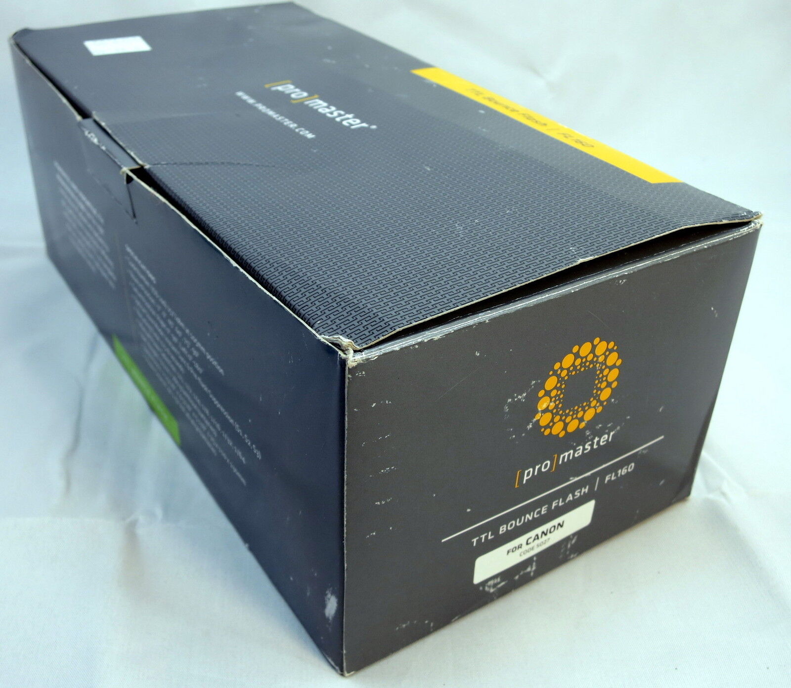 Empty  BOX only for Promaster FL160 TTL Bounce Flash