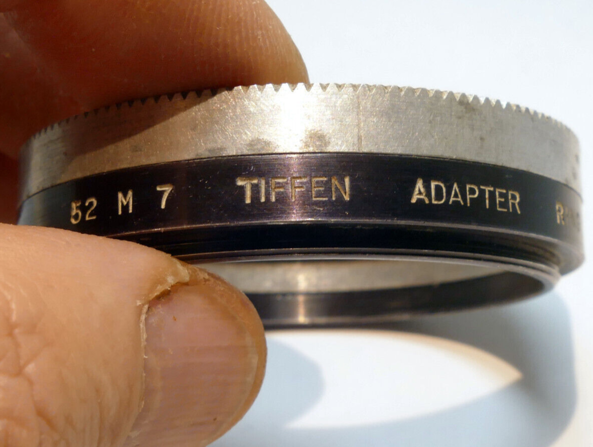 Tiffen 52mm to  Series 7 VII Adapter with Retaining ring Step up to 54mm