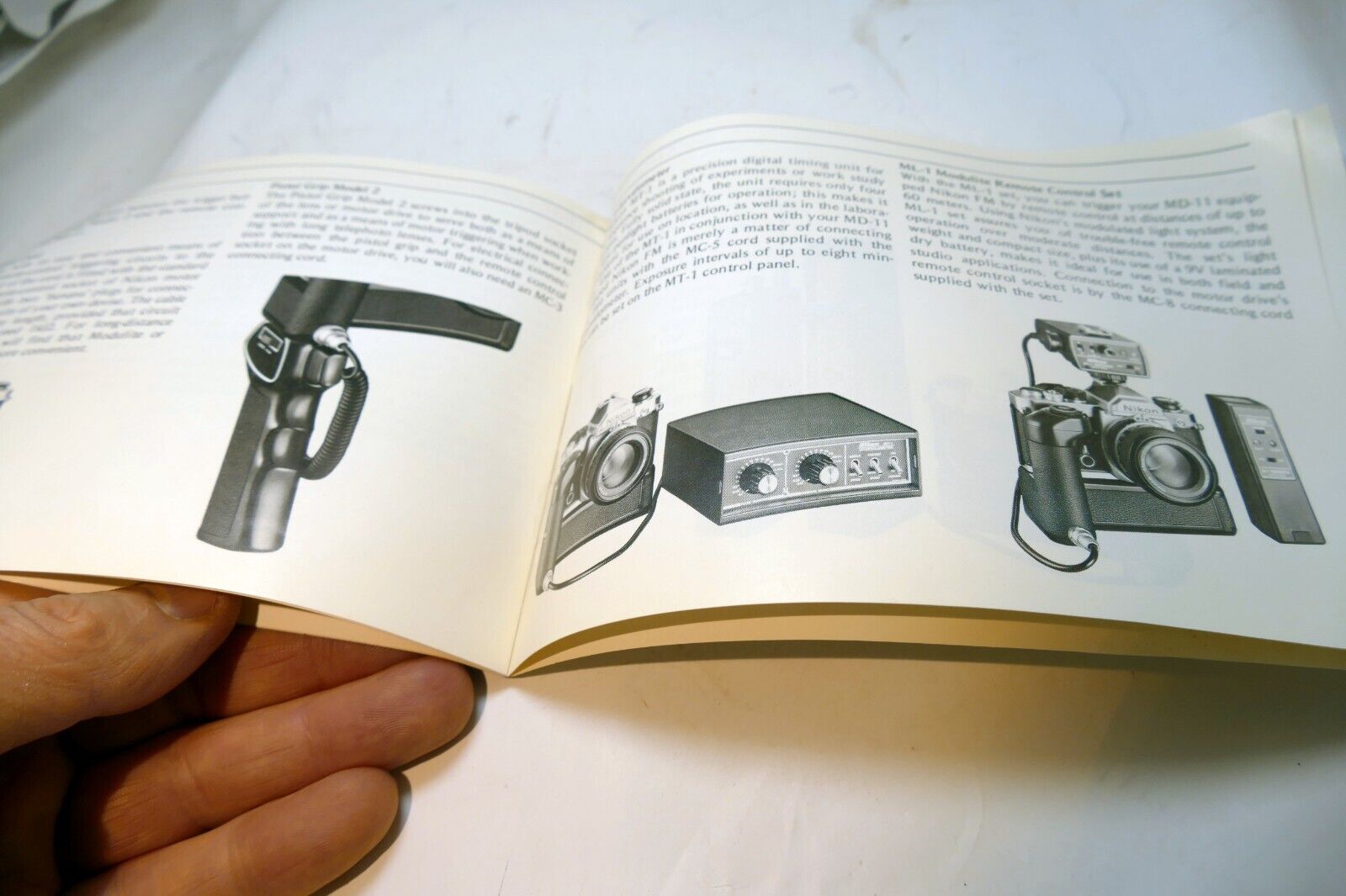 Nikon MD-11 Motor Drive Winder  Instructions manual guide English EN - vintage