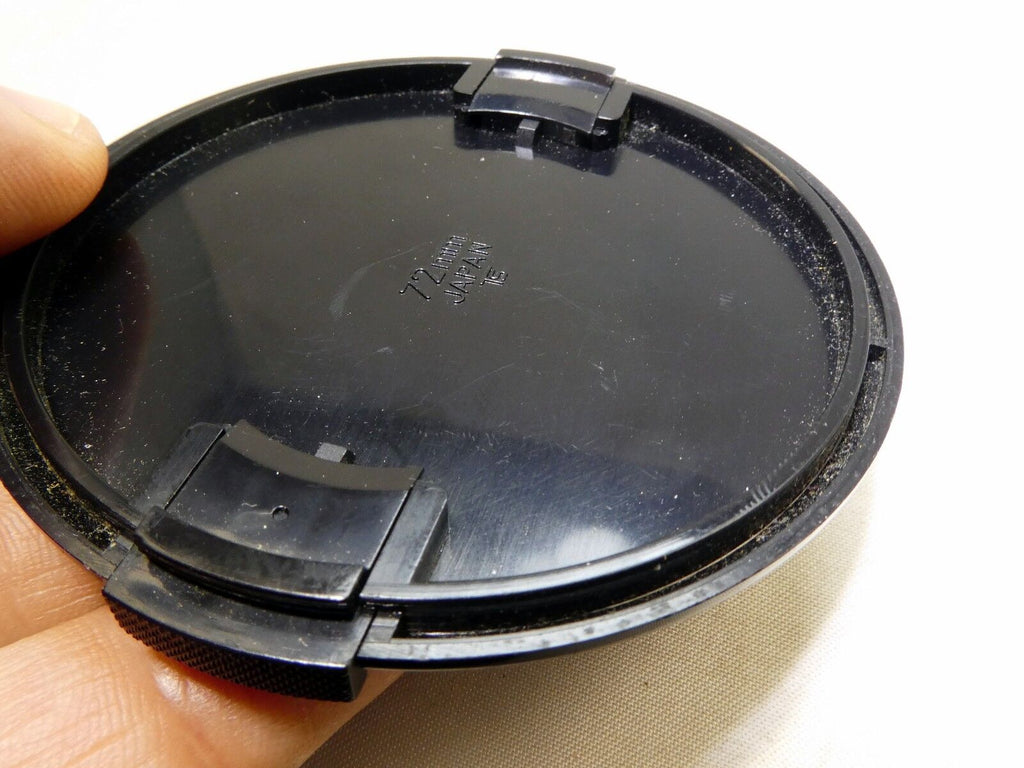 CPC 72mm Black Lens Front Cap snap on type