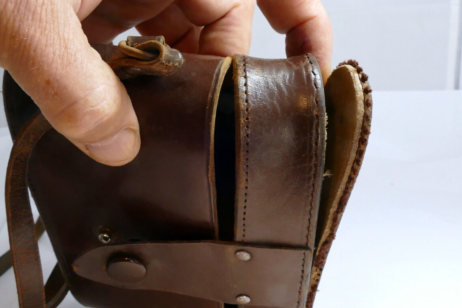 Leather case for Agfa 6X6 Jesolette Folding Camera Jgestar Lens 8.5cm f6.3