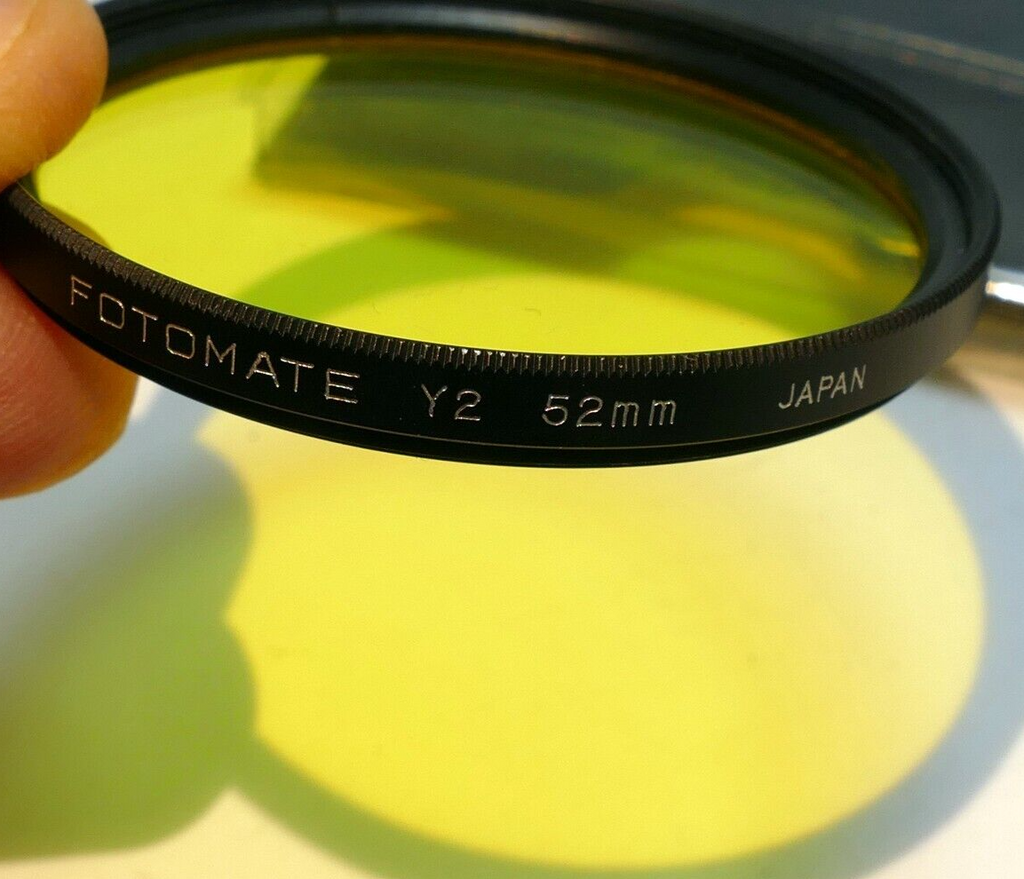 Fotomate  52mm Filter Yellow Y2 with soft case