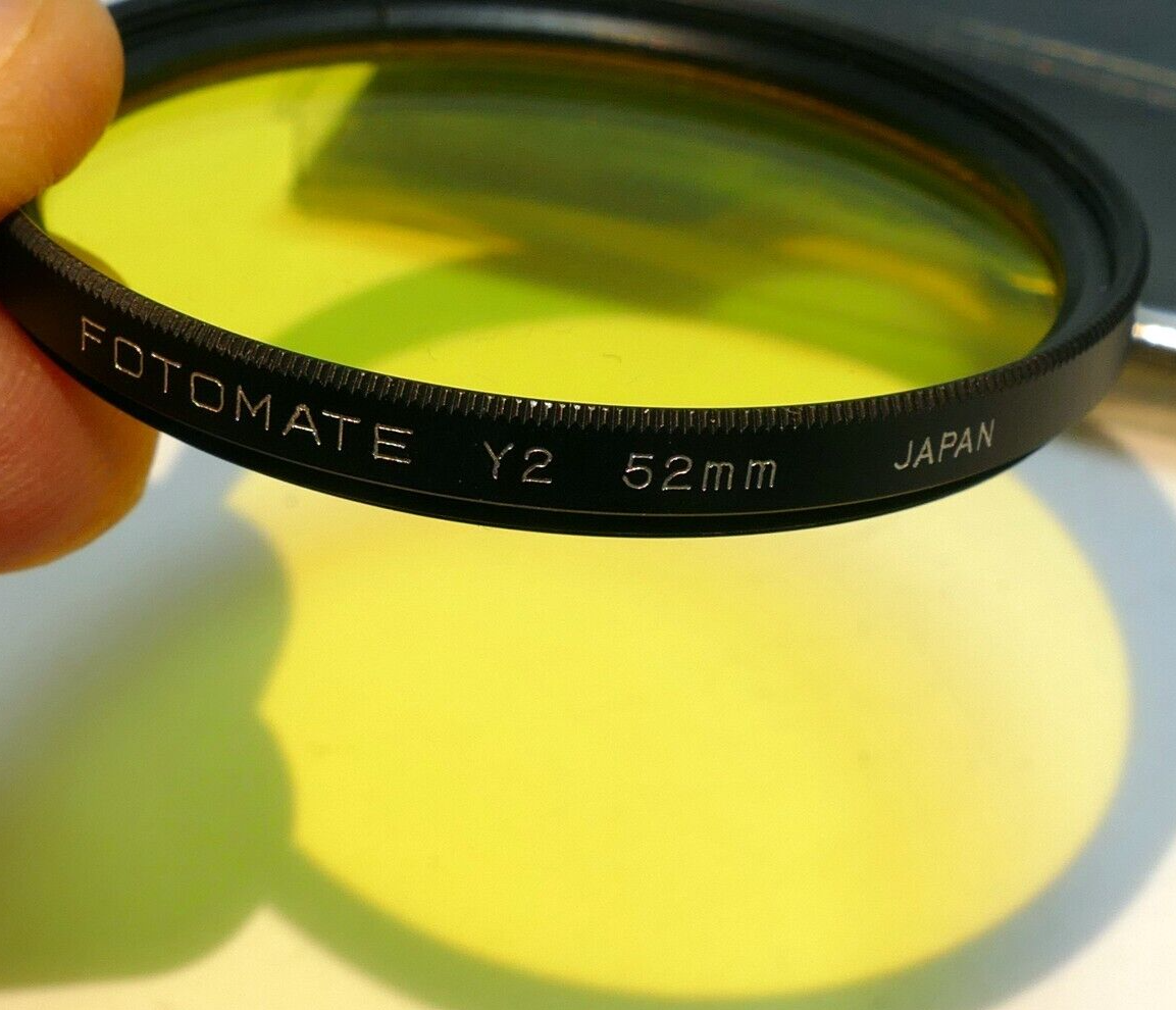 Fotomate  52mm Filter Yellow Y2 with soft case