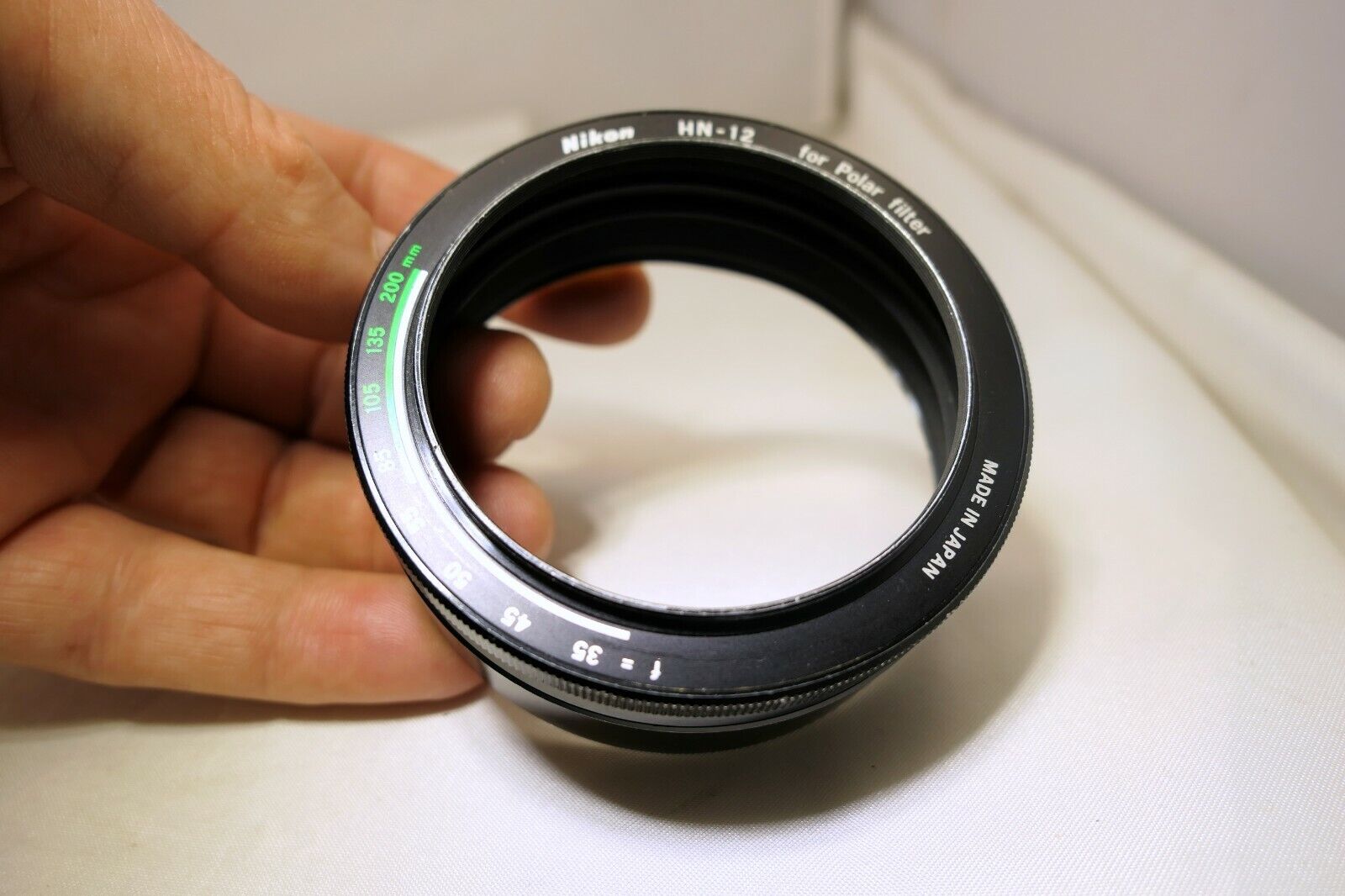 Nikon HN-12 Lens Hood Shade Metal for Nikon 52mm Polar Polarizing filter