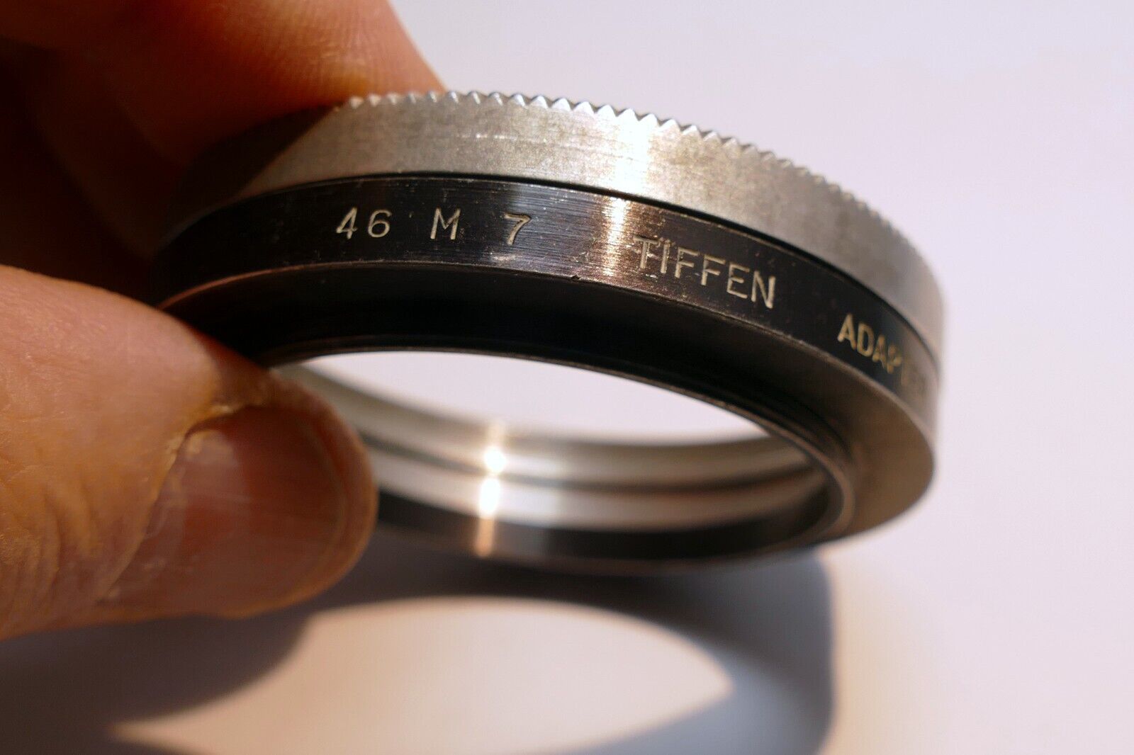 46mm to series 7 VII (54mm) Threaded Step-up Ring adapter filter Holder