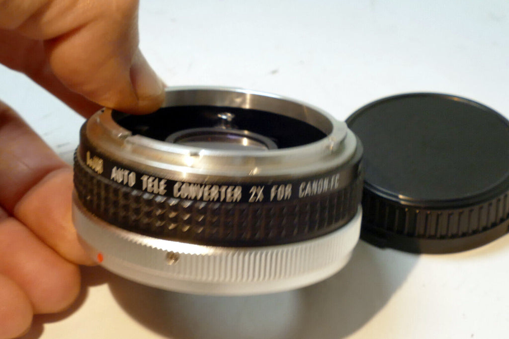 DeJur 2X Teleconverter lens Tele-plus for Canon C / FD  mount  w/ front cap