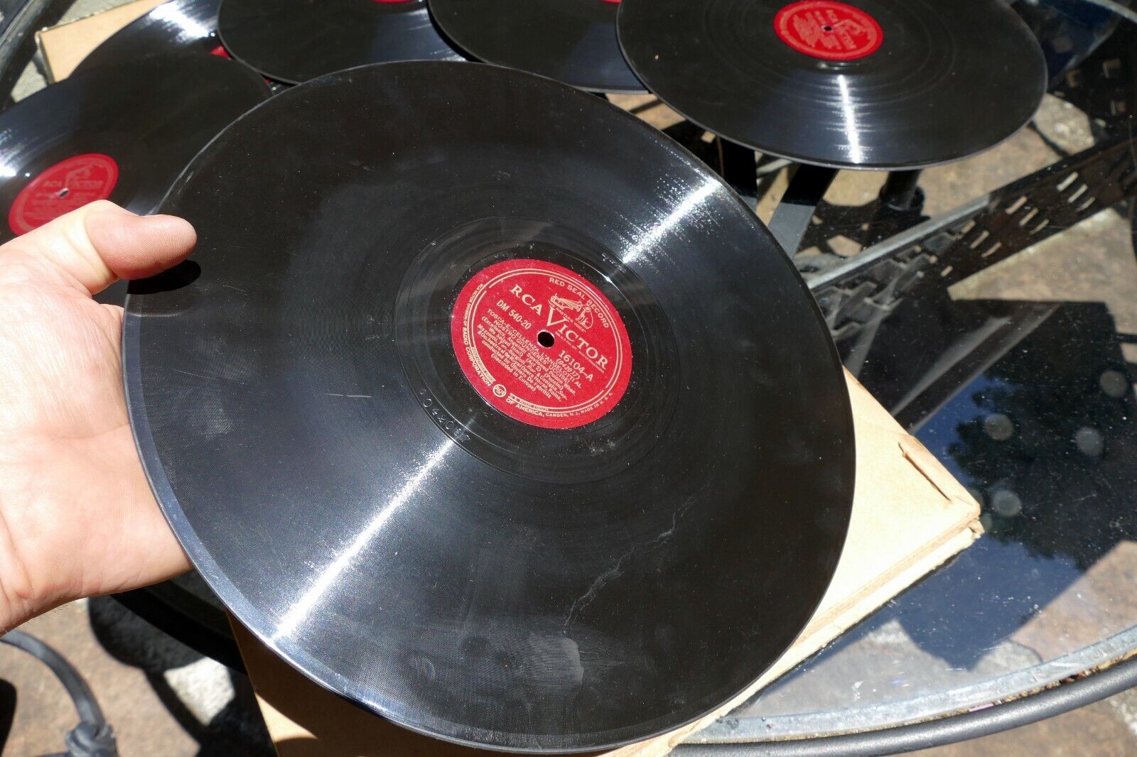 12" 78 RPM Record Set-(7)-Tosca Volume II-Puccini/Set DM-540/Gigli/Fabritiis