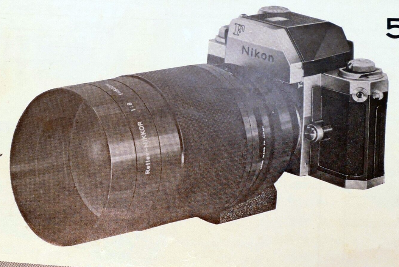 Nikon Reflex-Nikkor 500mm f8 CATADIOPTRIC FLENS Instruction Guide Manual