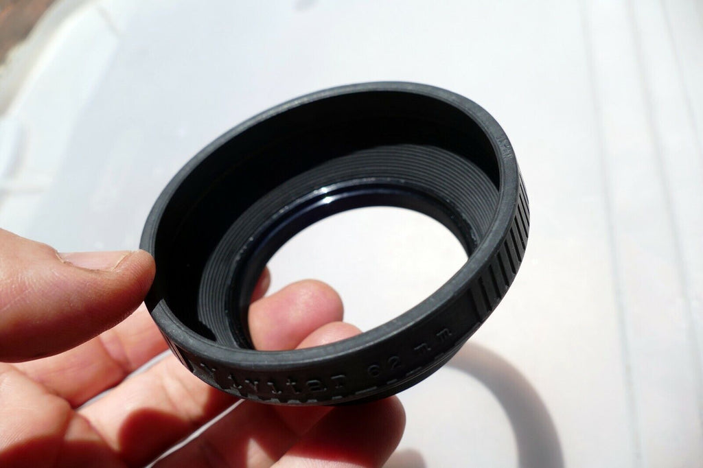 Vivitar 62mm Lens Rubber Hood shade double threaded for  telephoto zoom