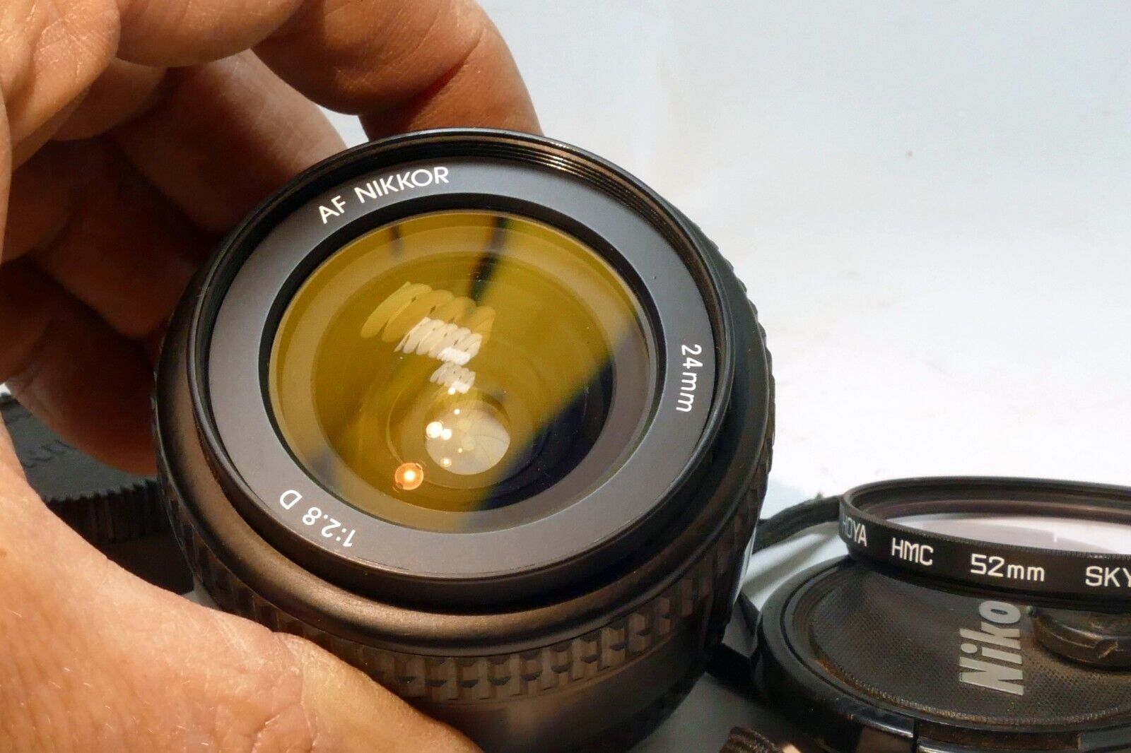 Nikon Nikkor AF 24mm F2.8 D Autofocus Lens  AS IS - parts - works manual mode