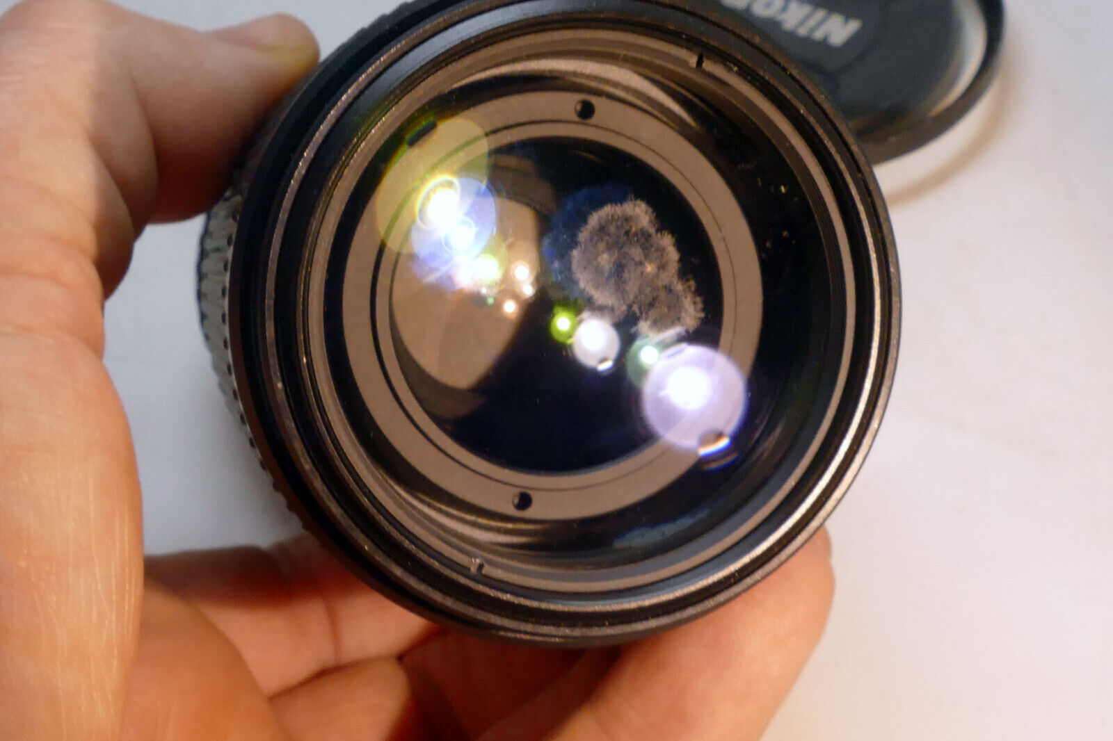 Nikon 75-150mm f3.5 Ai-s E series Lens  manual focus w/ fungus webbing glass