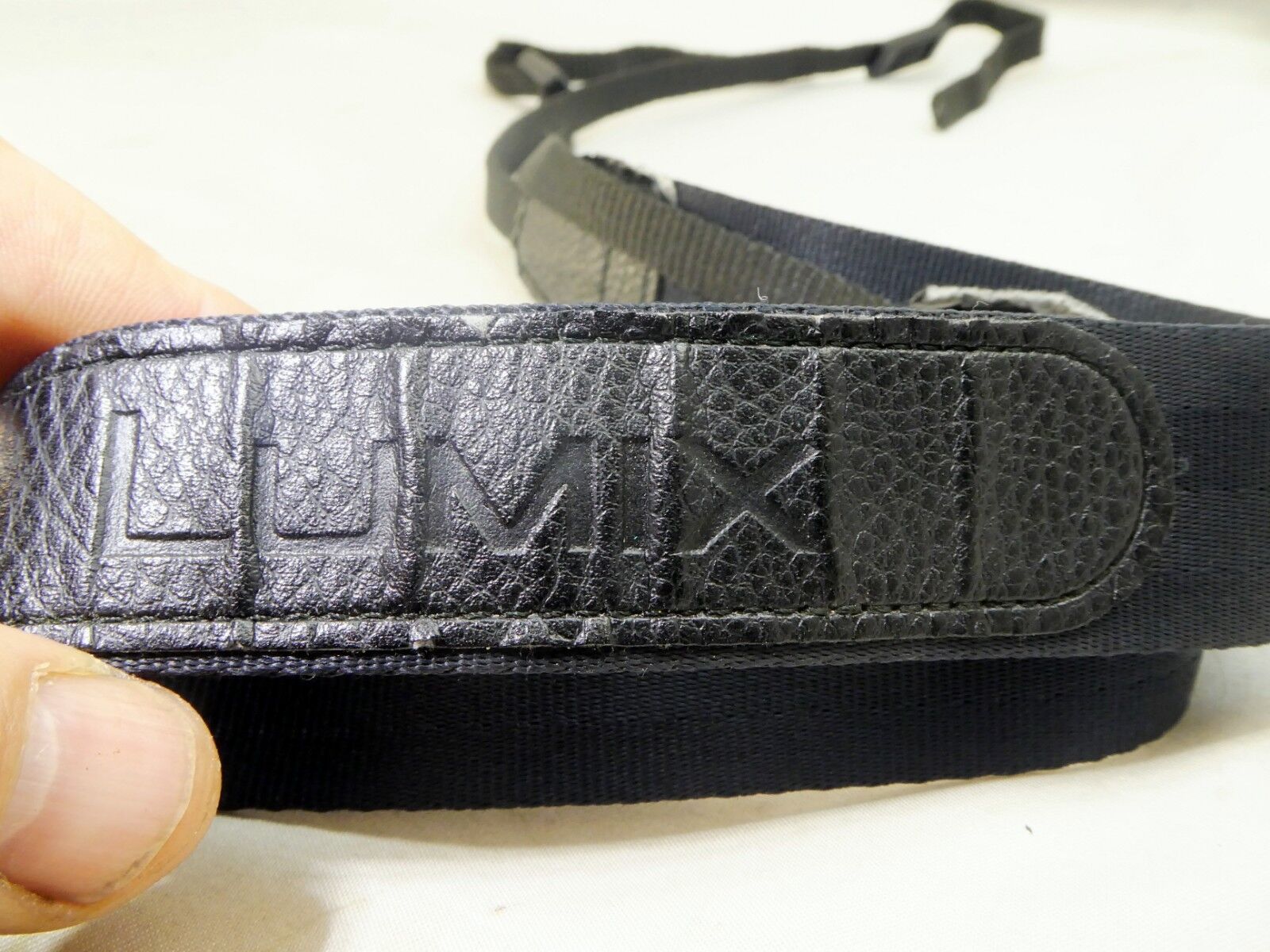 Panasonic Lumix Digital Neck Strap Original Genuine All Black - 3cm wide