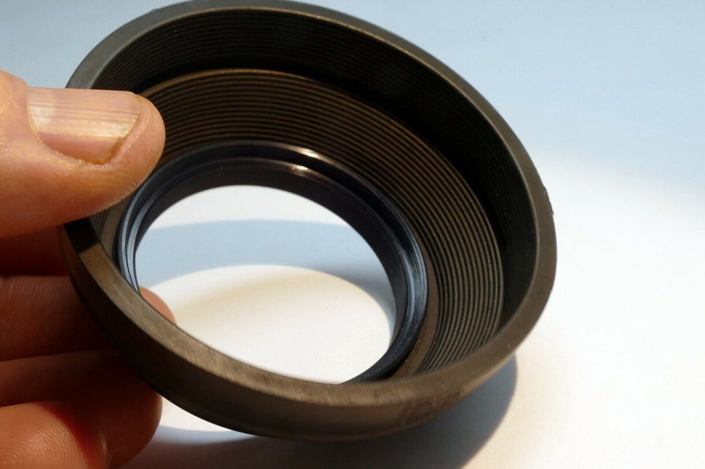 Hoya 49mm rubber lens hood shade  genuine OEM made in Japan vintage