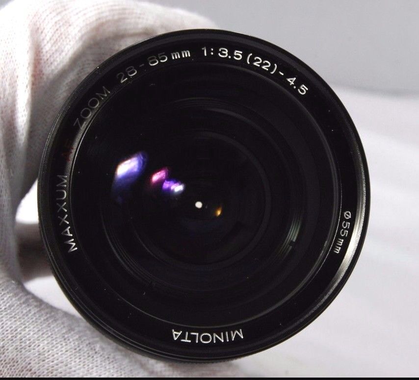 Used Minolta 28-85mm f3.5-5.6 Lens For Parts or Repair (SN 31201480)
