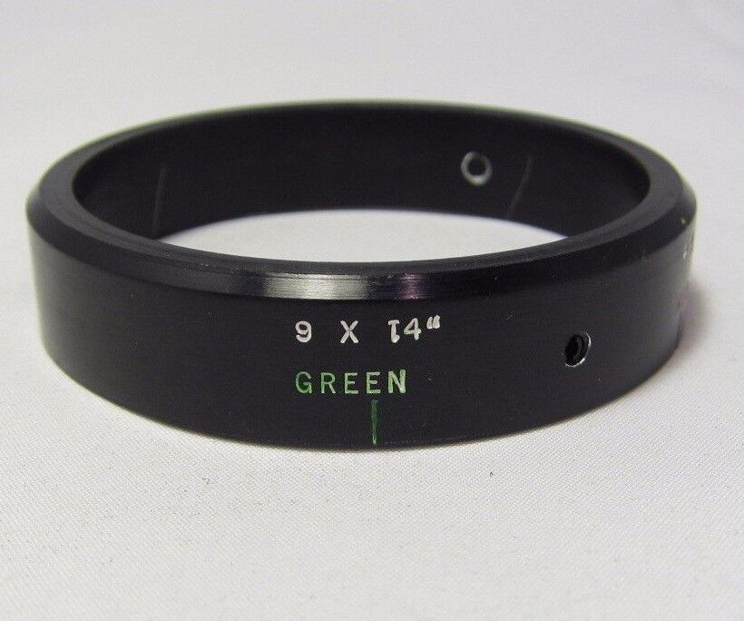 Adapter Ring 9x14" GREEN 4x6" RED 3x4" YELLOW 2x3" WHITE 1.5x2.5" BLUE