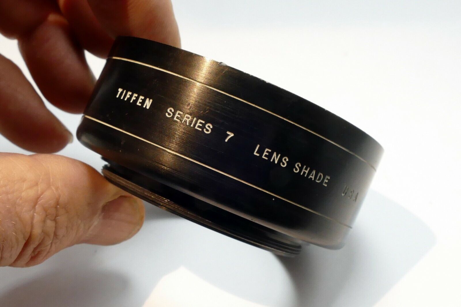 Tiffen Lens Hood Shade screw in  series 7 VII mm  (54mm) Made in USA Metal