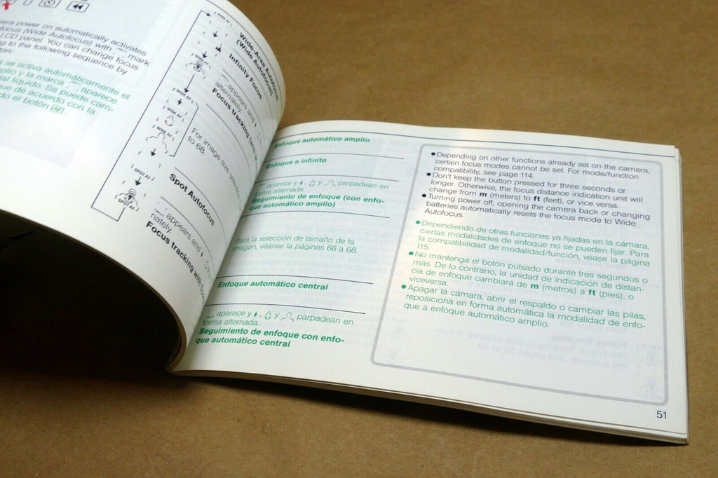 Nikon Zoom Touch 800 35mm Photo Guide camera instruction