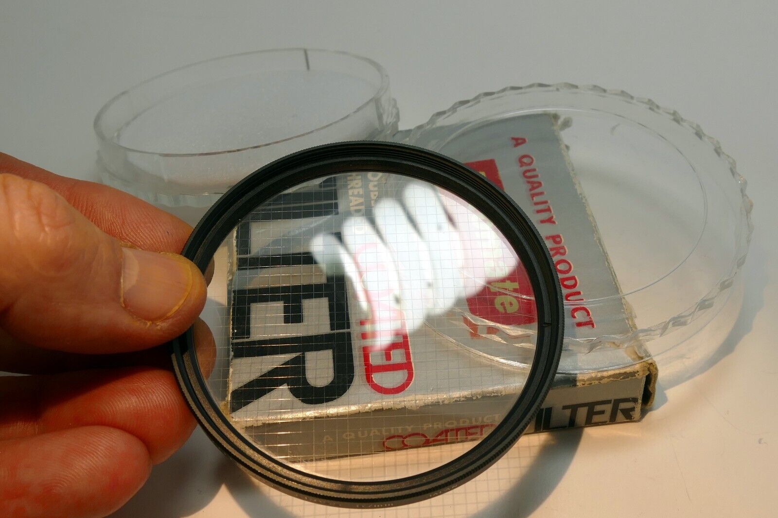 Fotomate 67mm 4 Star Cross Screen 1mm Filter - mint