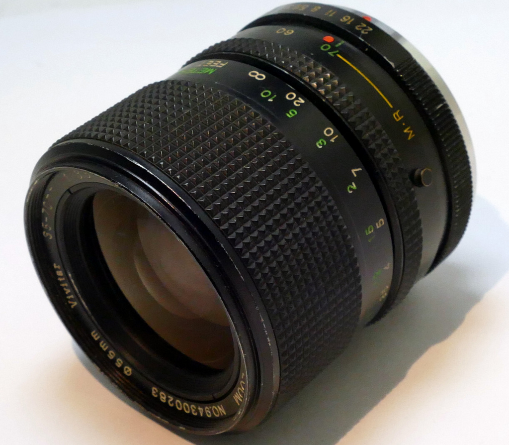 Lens for PARTS or REPAIR Vivitar 35-70mm f3.5-4.5 for OM - AS IS, not working