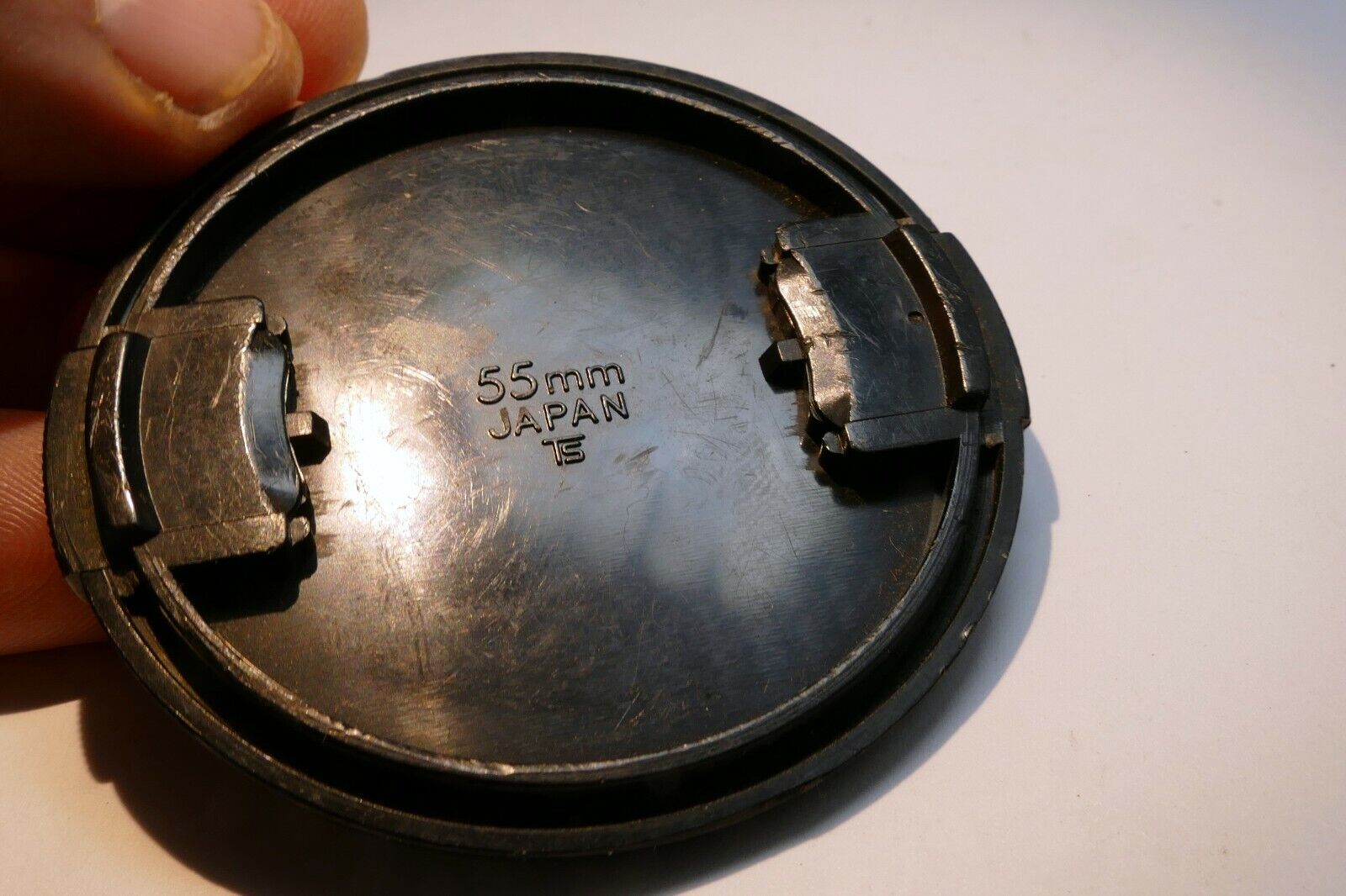 Soligor 55mm Front Cap Plastic snap on for  24mm F2.5 genuine  made in Japan