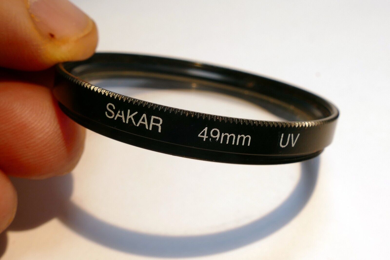 Sakar 49mm Lens Filter UV protection threaded screw in type
