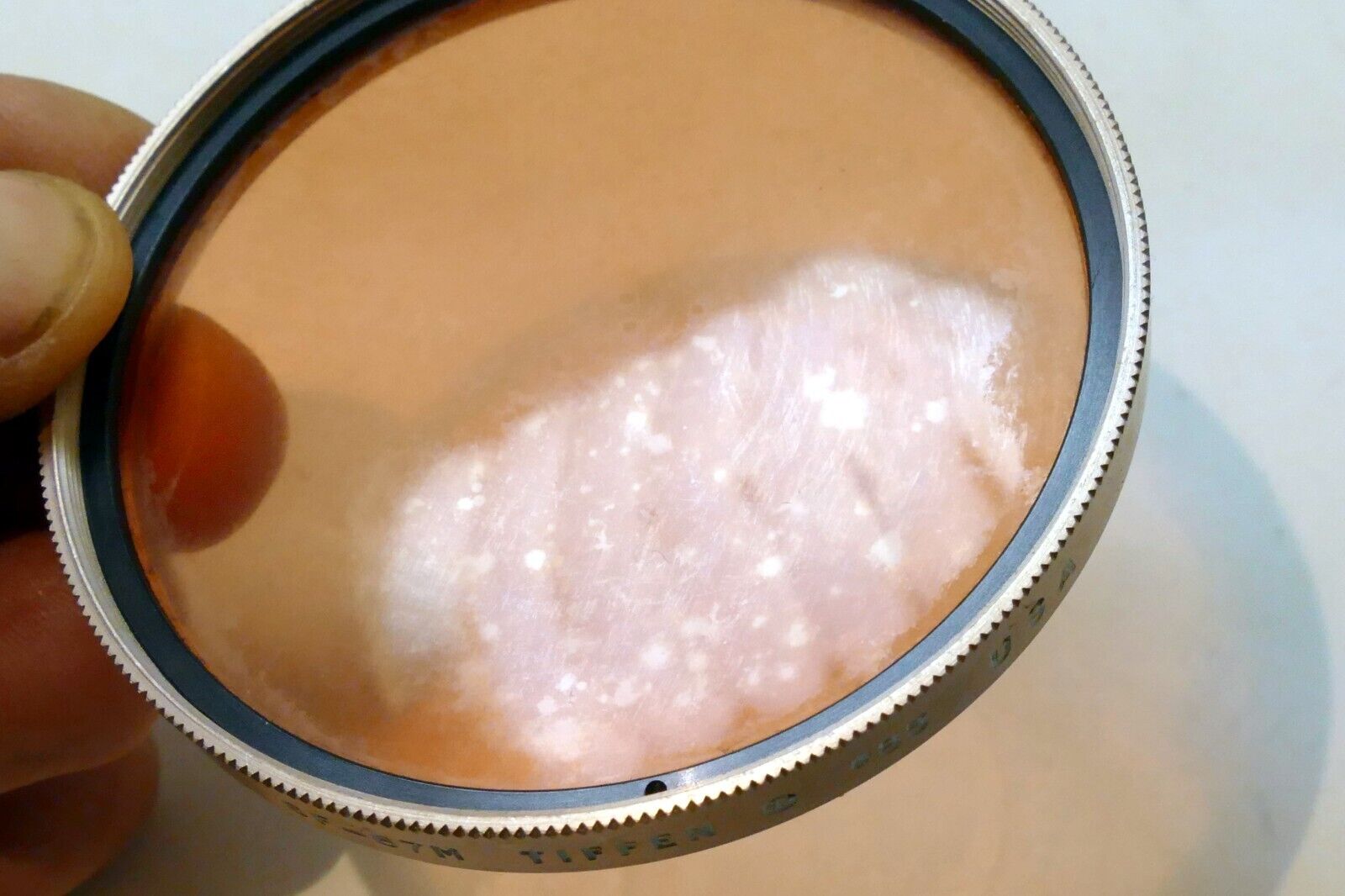 Tiffen SF-67M  85 Amber Lens Filter - Damaged coating