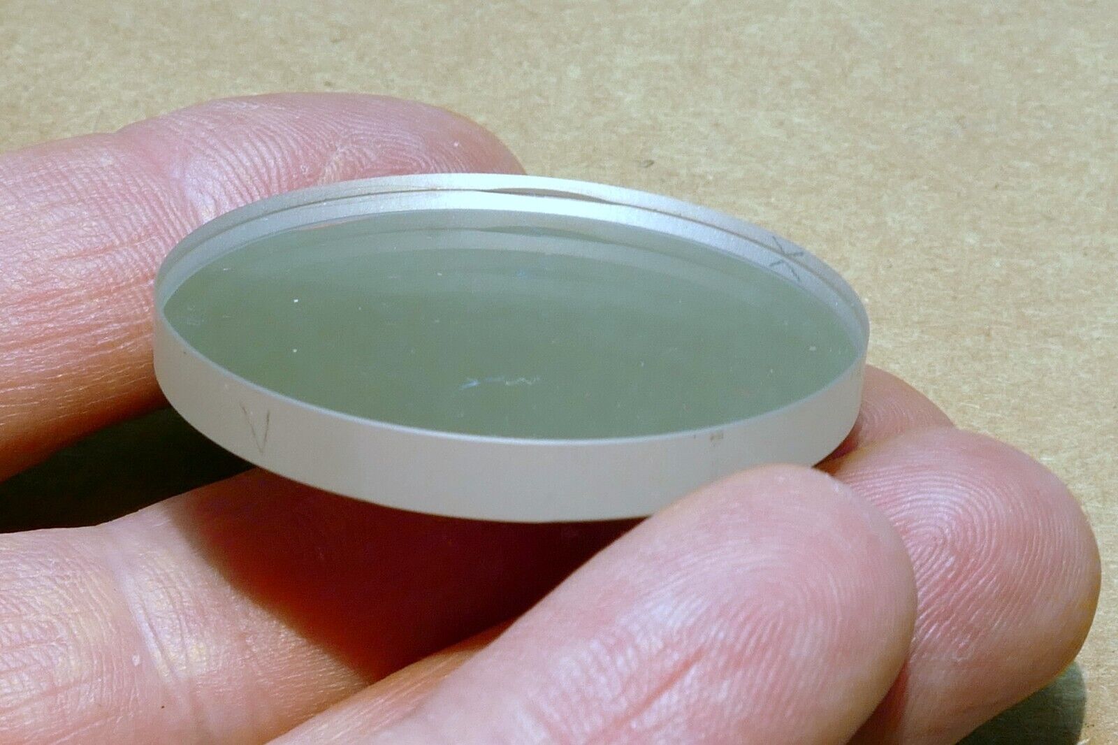 1.6" Diameter 0.2" thick First Surface Mirror Optical flat