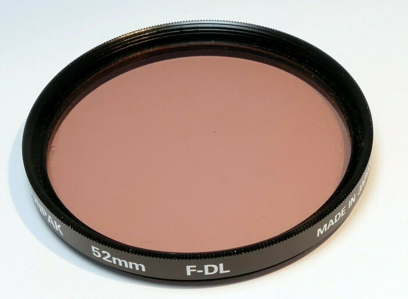 Sunpak 52mm Filter F-DL  Fluorescent to daylight correction
