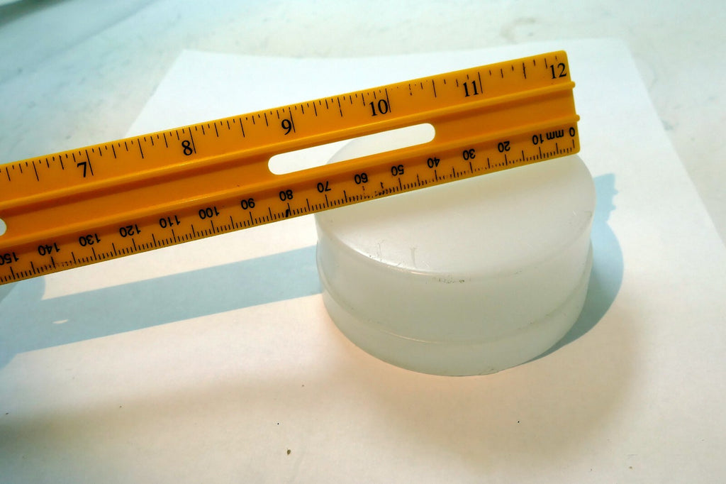 Round SOFT WHITE DOME  for flash 32X77mm