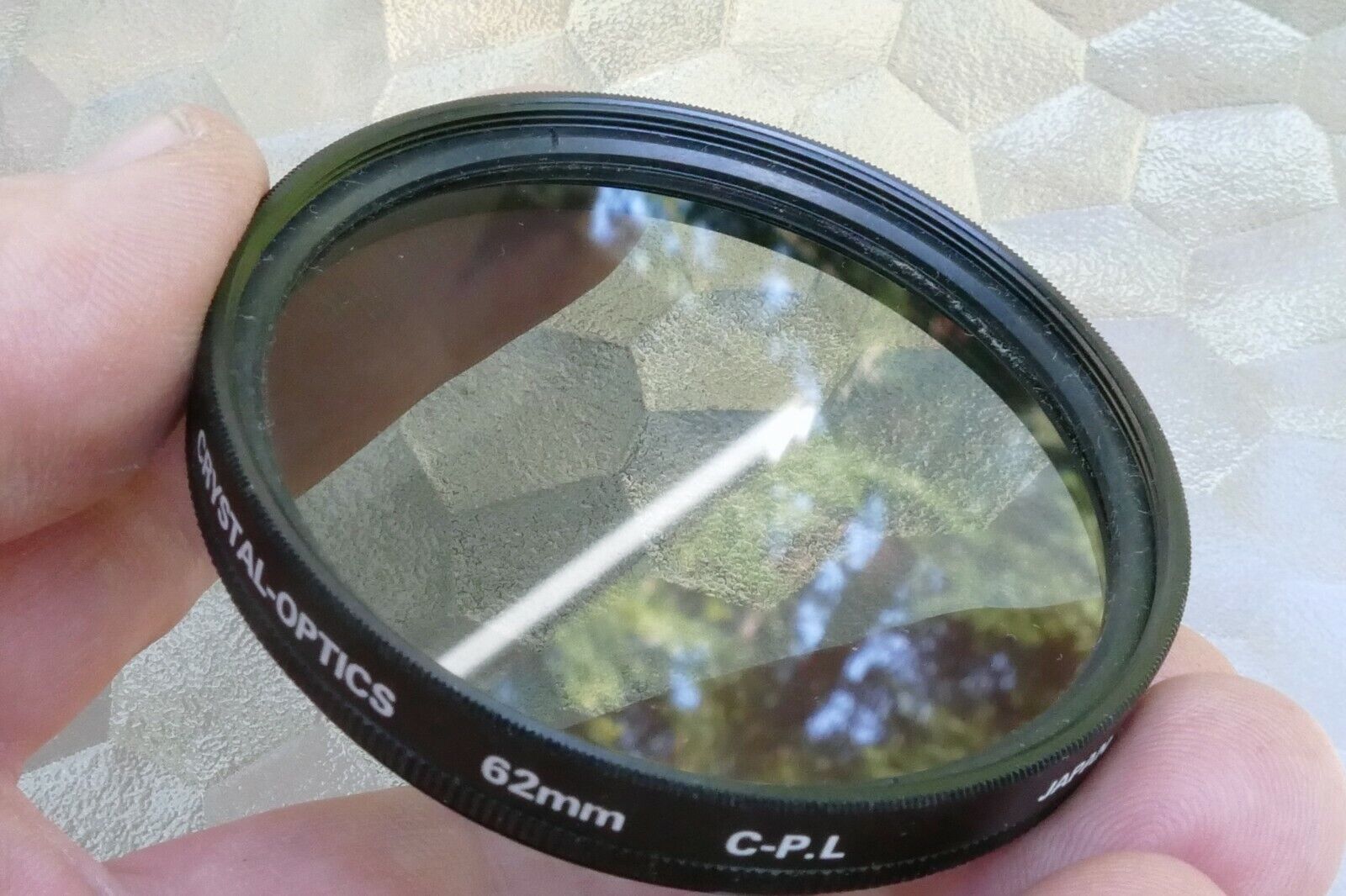 Crystal Optics C-PL Circular polarizing 62mm filter Lens
