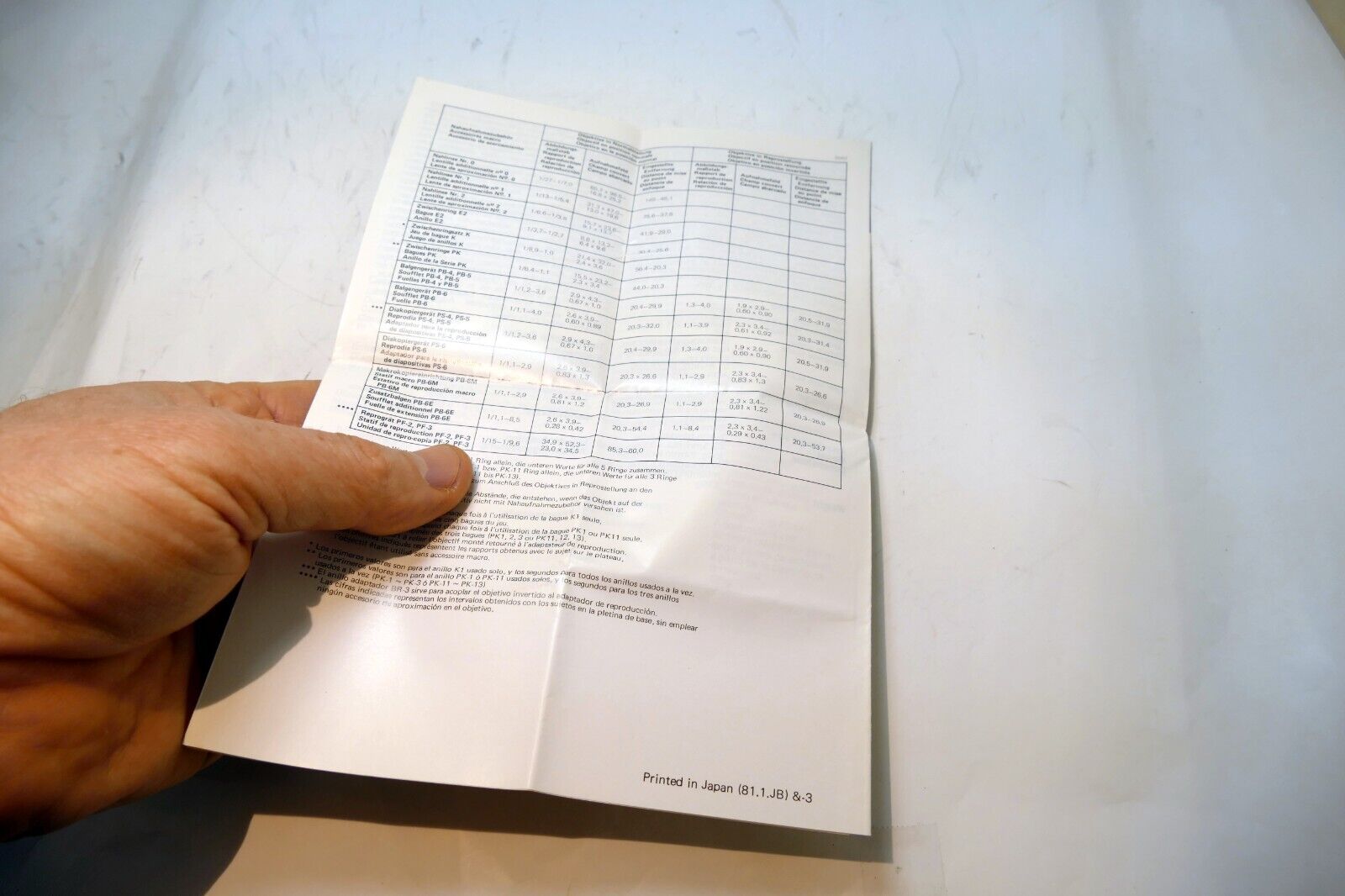 Nikon E series 50mm f1.8 Ai-s FLENS Instruction Guide Manual 1981