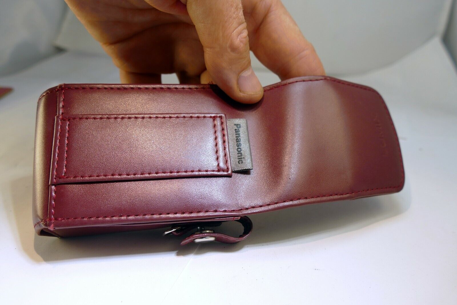 Panasonic Lumix DMC camera Protective Leather Pouch Case small 3.5X2.5X1.5"