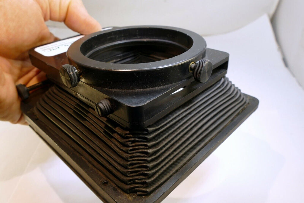 Lindahl Bellows lens Hood 31.1325 Bell-O-Shade Single 3X3 filter slot - AS found