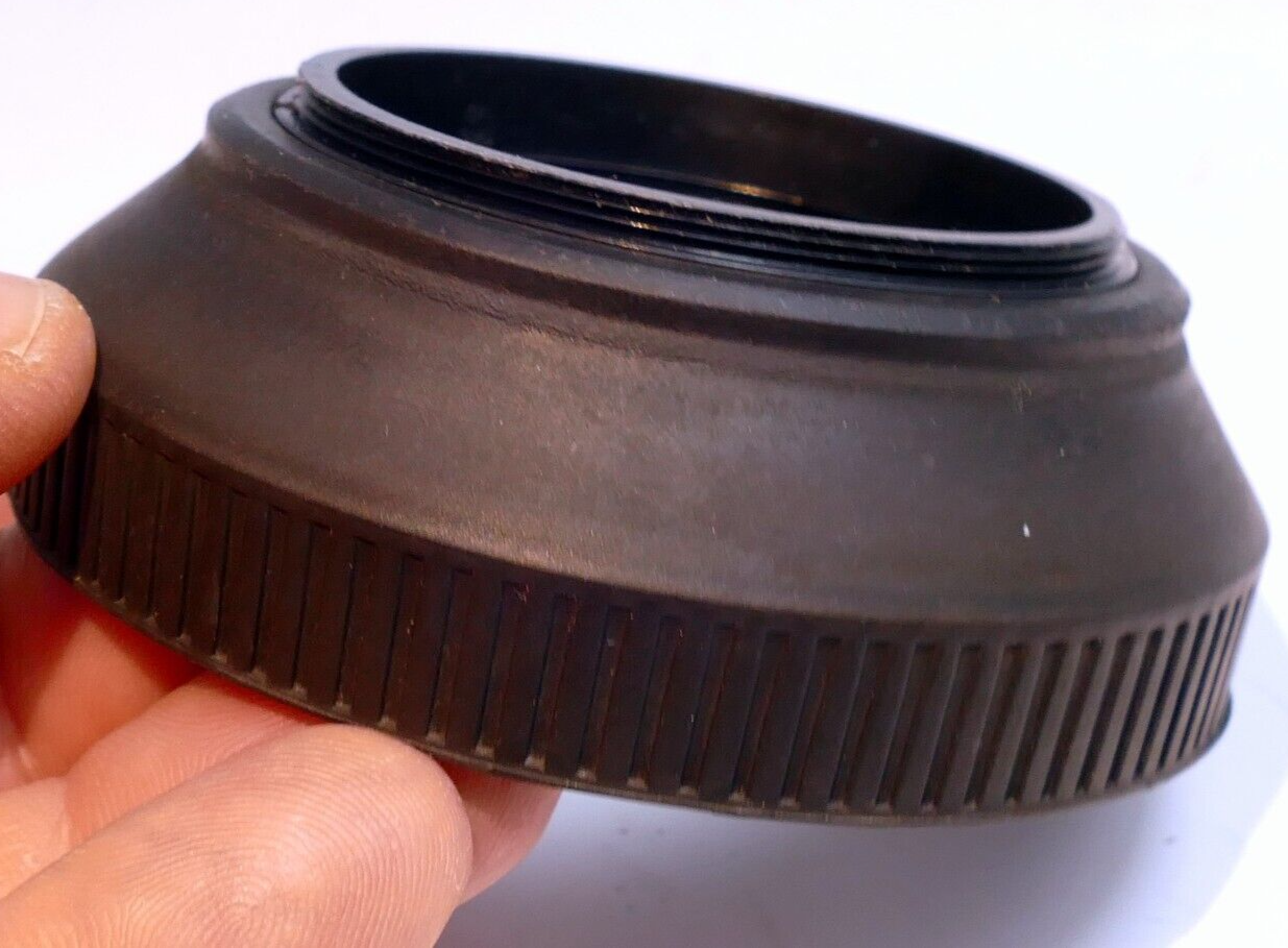 52mm Lens Hood Shade rubber threaded screw in for 50mm f1.8 normal lenses