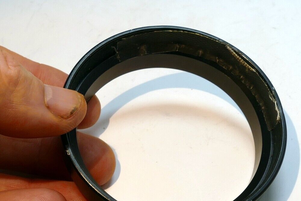 Lens slip on type metal  hood or lens ring 73mm ID