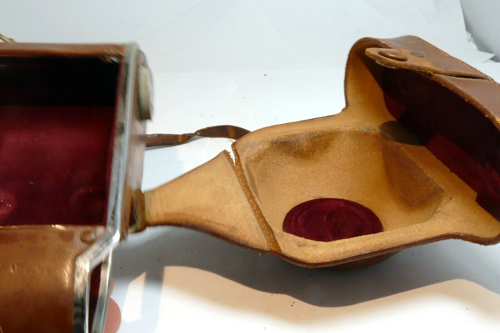 Case for Retinette Kodak  camera  vintage leather brown