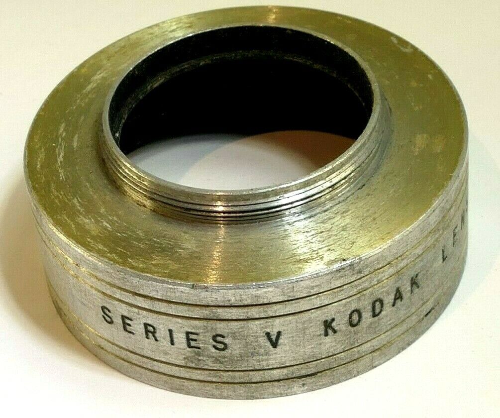 Kodak 34mm series 5 V Metal Lens Hood Shade screw in for 33.3mm 1 5/16" ring