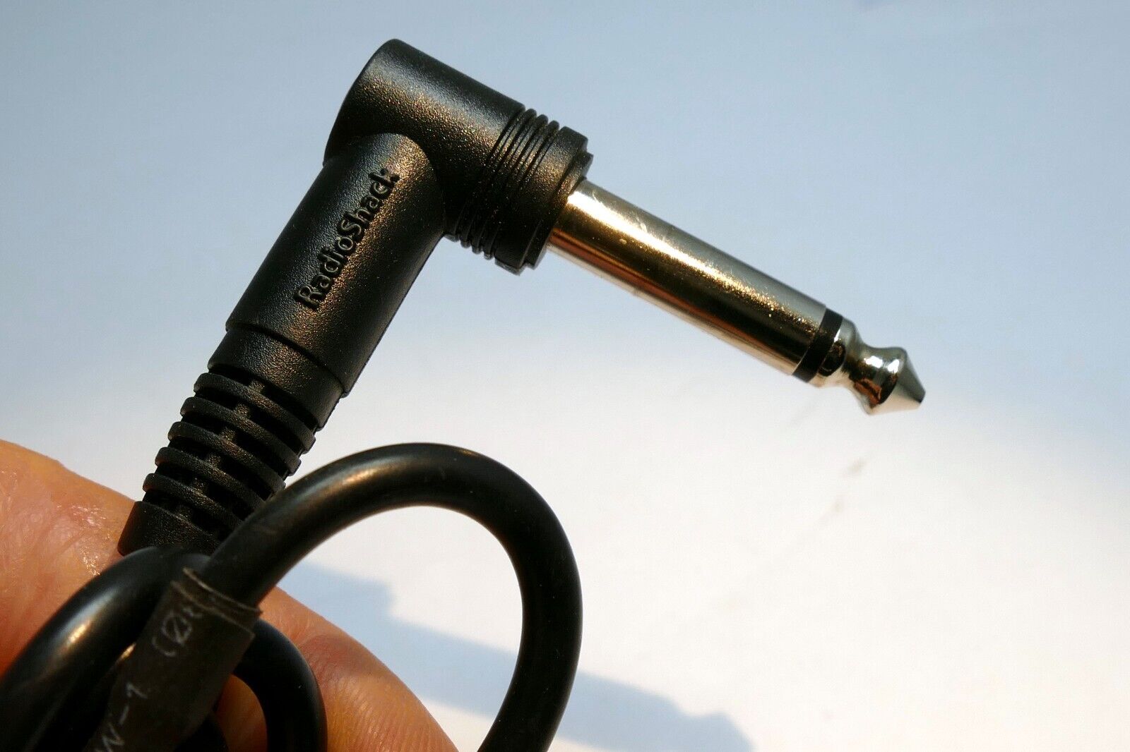 1/4 inch TS  Male to 3.5m Mono Audio  Cable 2  feet extension adapter
