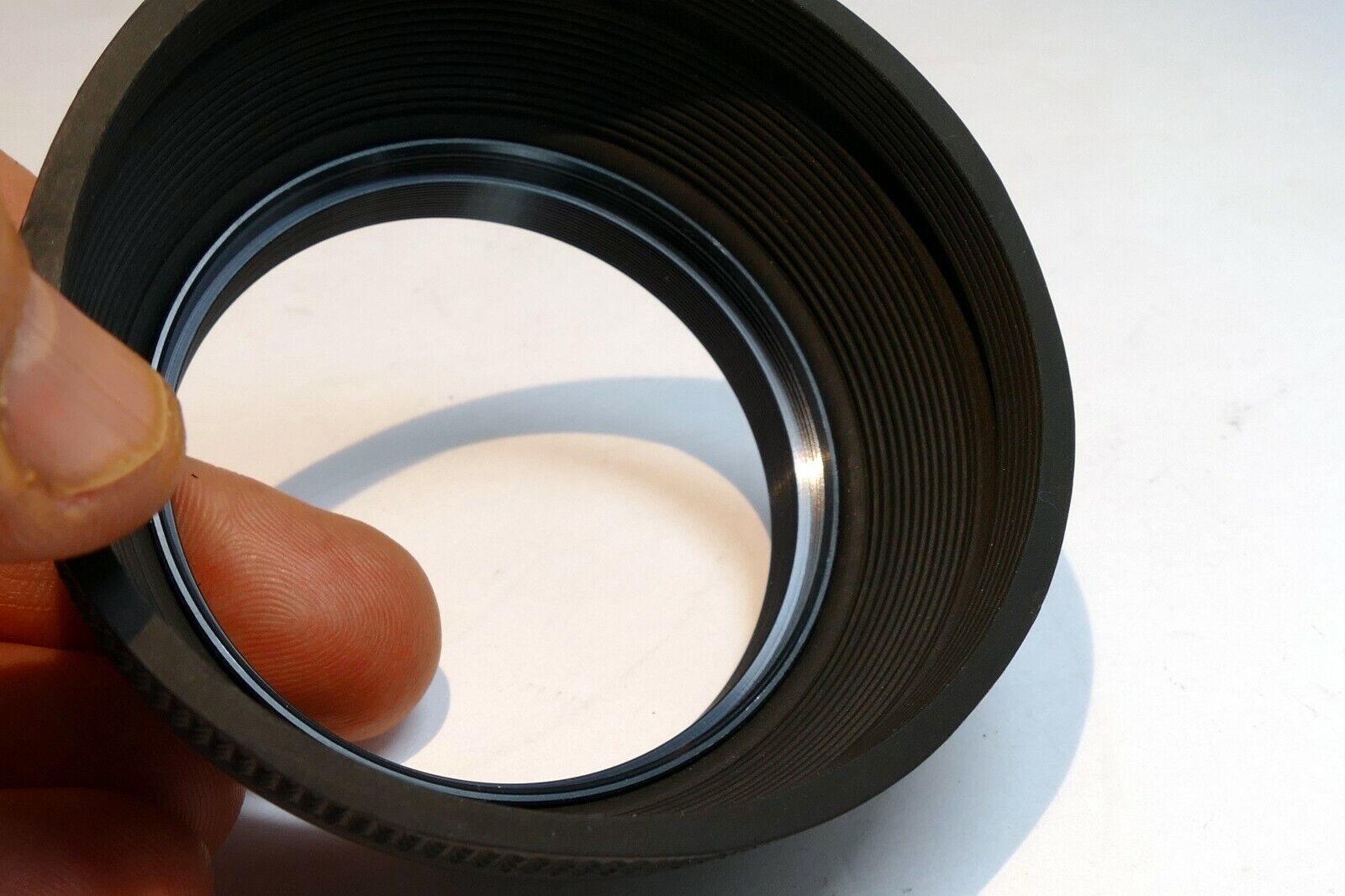 55mm Rubber Hood shade telephoto  collapsible double threaded