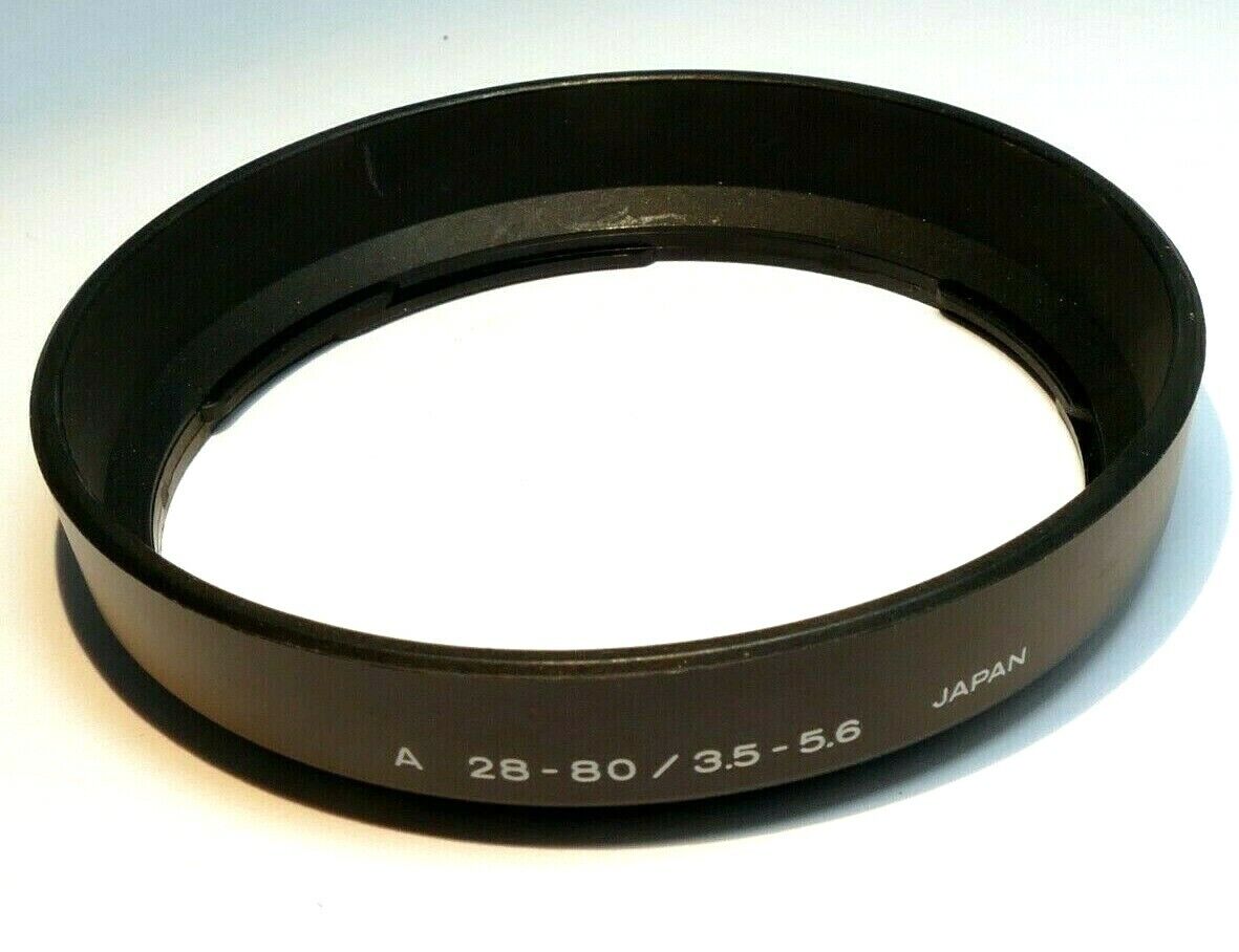 MINOLTA Shade Plastic Lens Hood For AF 28-80mm f3.5-5.6 A Maxxum (62mm front rim