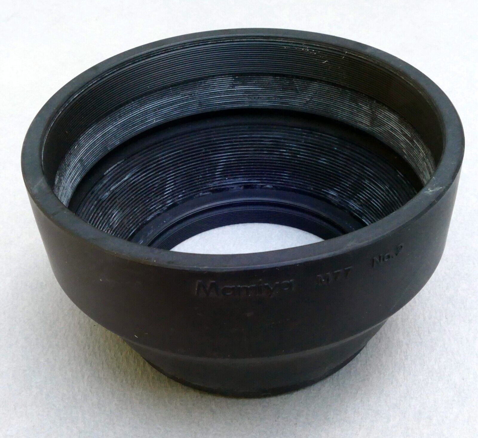 No. 2 Mamiya 77mm Lens Hood 100-200mm F/5.2 K/L 140mm f4.5 Macro Reinforced