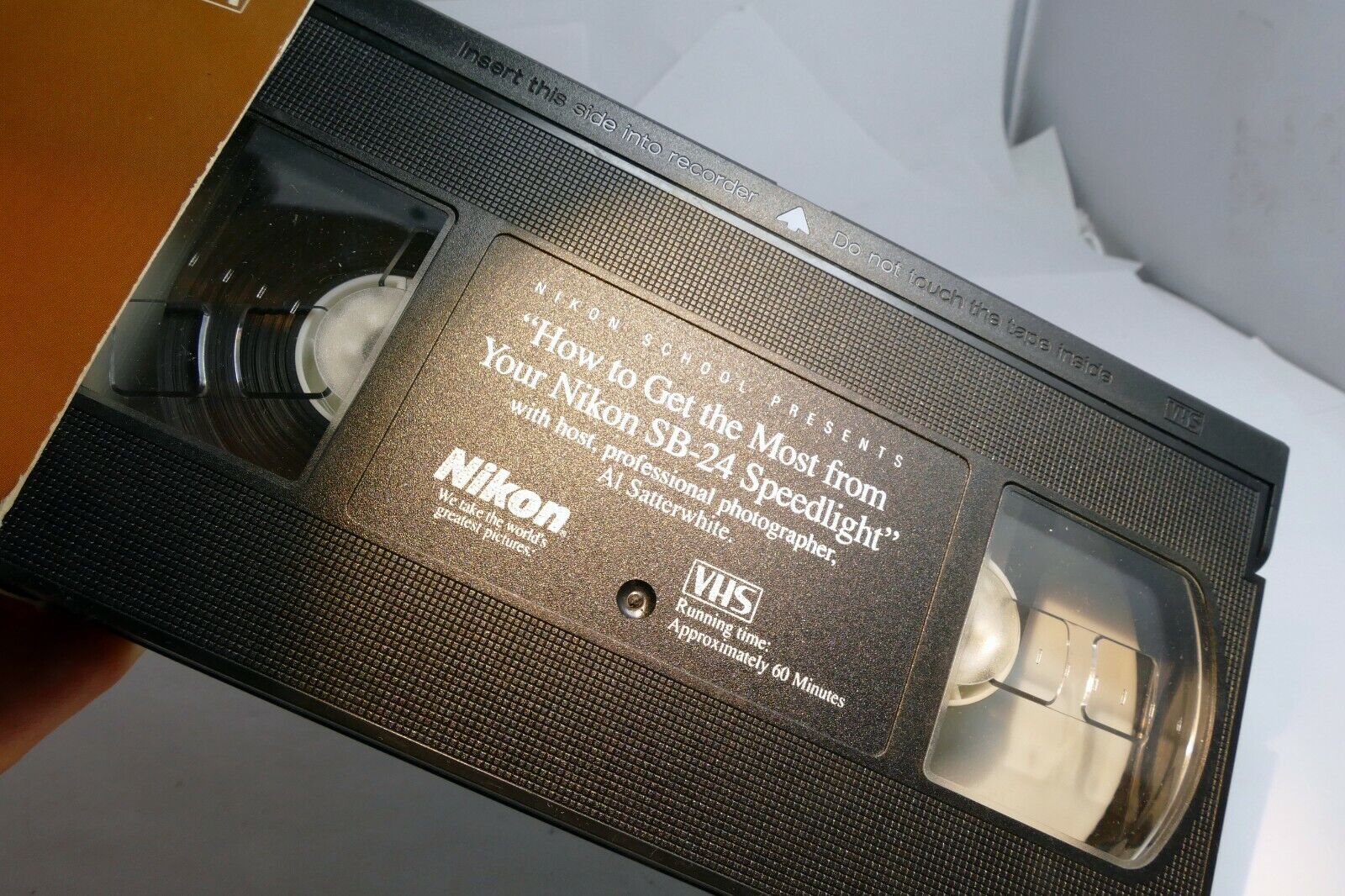 "HOW TO GET THE MOST FROM NIKON SB-24 SPEEDLIGHT" INSTRUCTIONAL VHS VIDEO TAPE