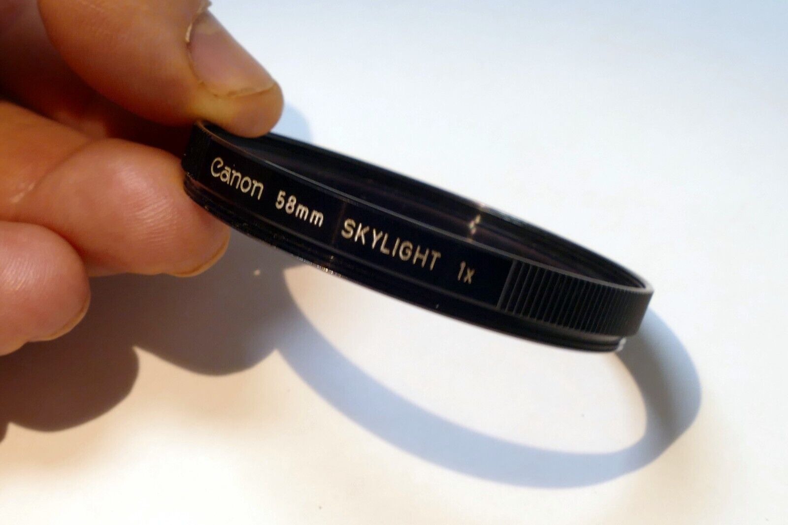 Canon SKY 1A 58mm Lens Filter Skylight 1X - Genuine OEM vintage used