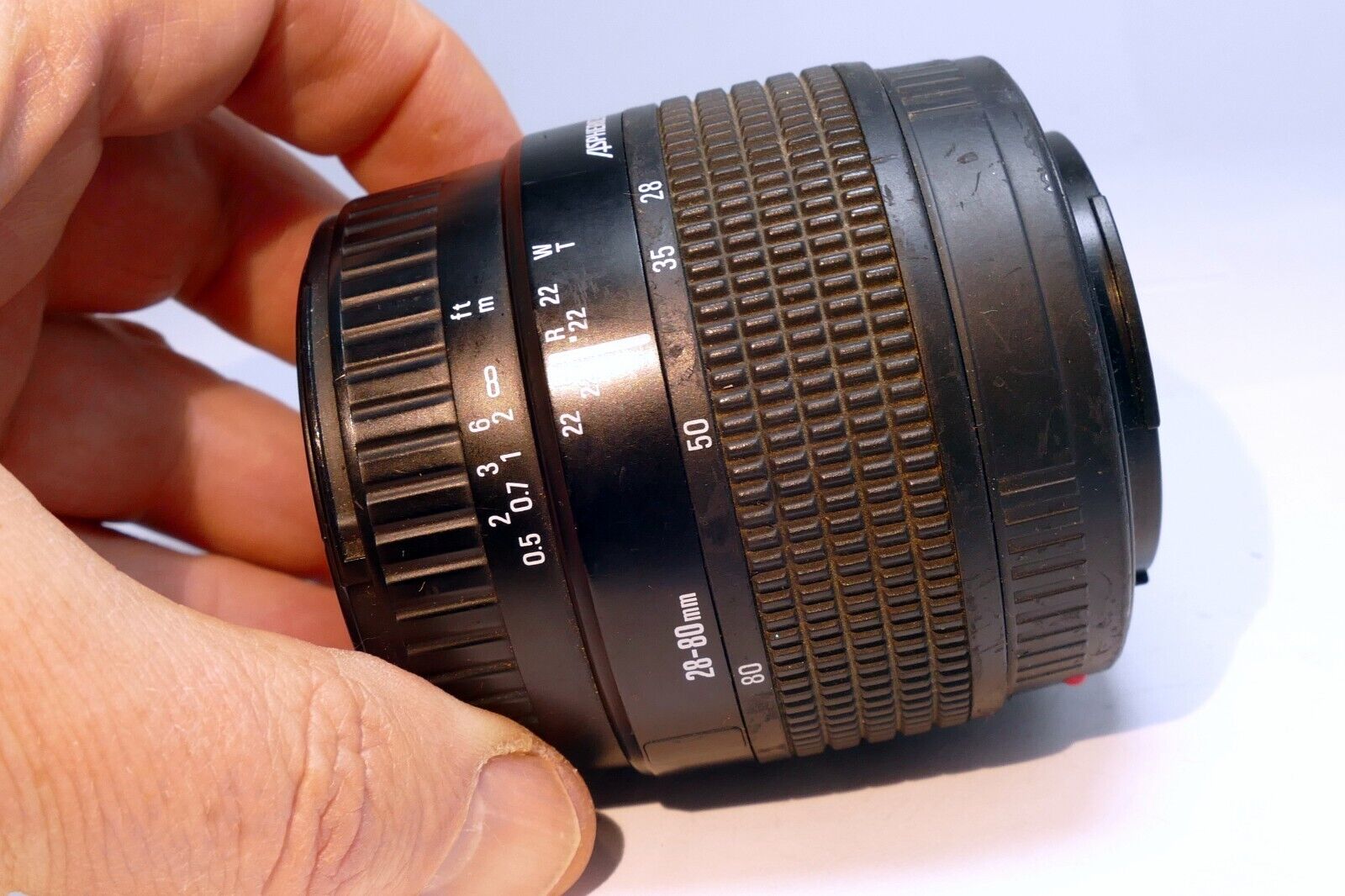 Quantaray 28-80mm f3.5-5.6 AF lens for Minolta AF Damaged parts or repair AS IS