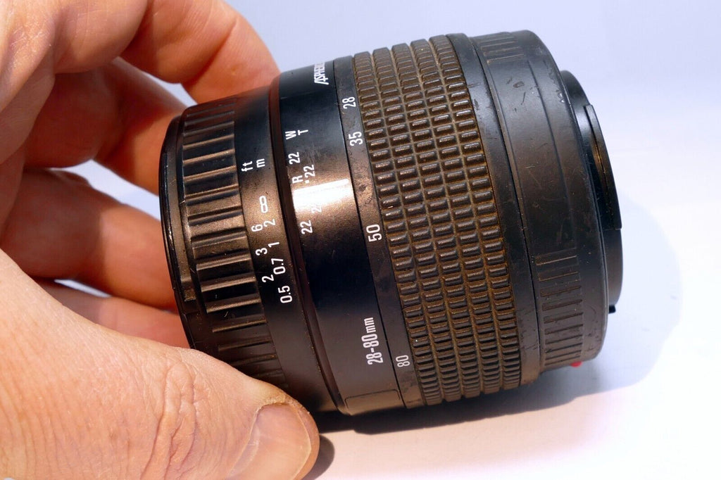 Quantaray 28-80mm f3.5-5.6 AF lens for Minolta AF Damaged parts or repair AS IS